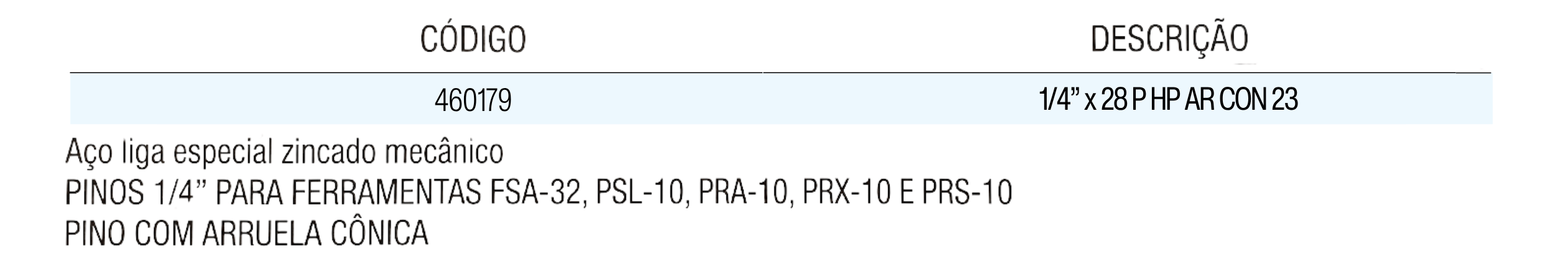 PINO COM ARRUELA CONICA 