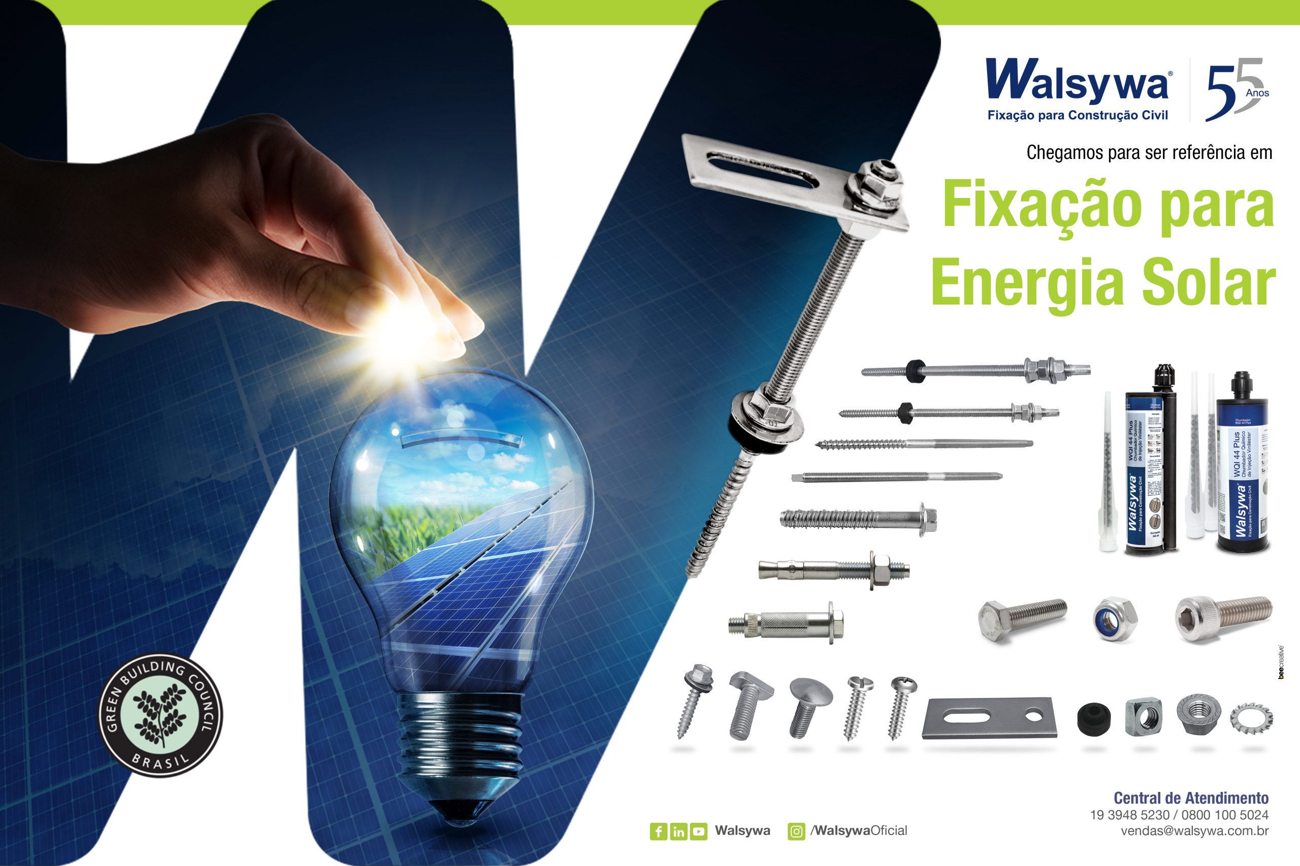 We have arrived to be a reference in Fastening for Solar Energy– RBS  Magazine - Walsywa