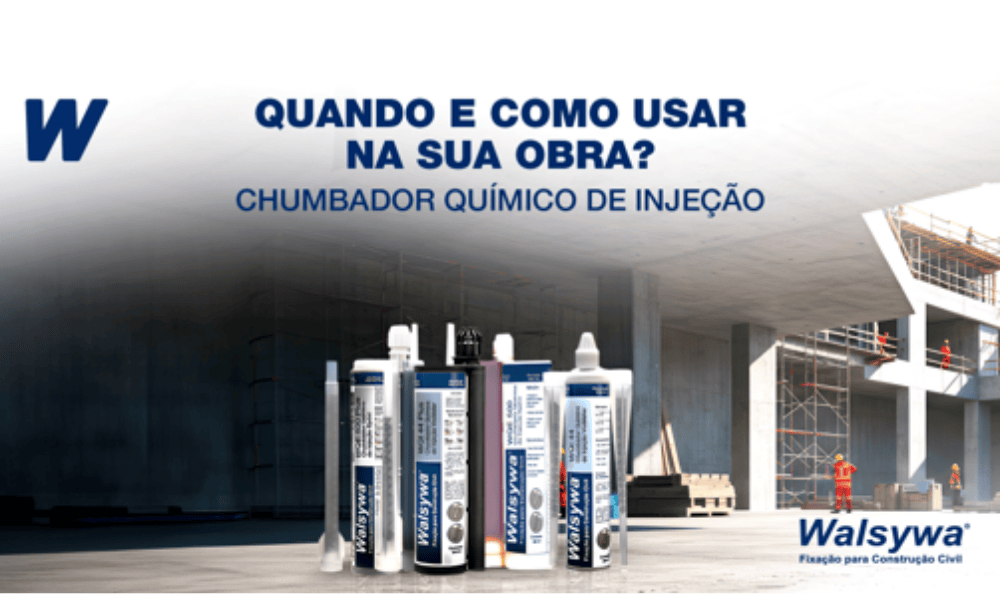 Chumbador químico de injeção quando e porque usar na sua obra