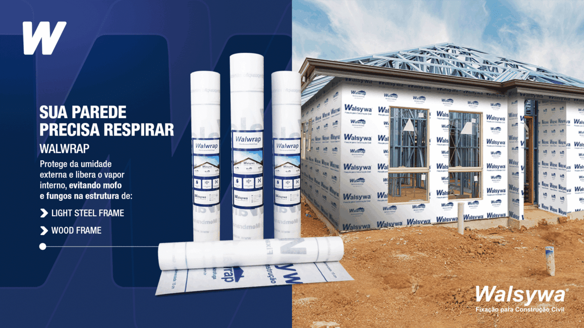 Conheça membrana hidrófuga da Walsywa a Walwrap
